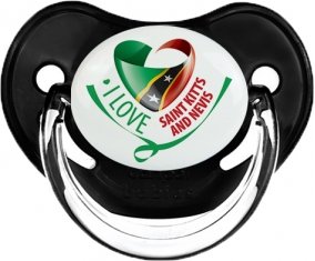 I Love Saint Kitts and Nevis Sucete Physiologique Noir classique