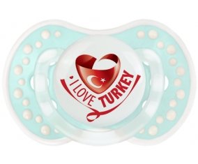 I Love Turkey Sucette LOVI Dynamic Retro-turquoise-lagon classique