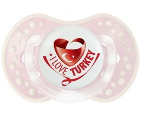 I Love Turkey Sucette LOVI Dynamic Retro-rose-tendre classique
