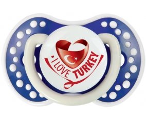 I Love Turkey Sucette LOVI Dynamic Bleu-marine phosphorescente