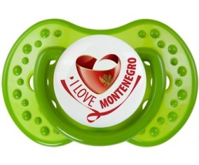 I Love Montenegro Sucette LOVI Dynamic Vert classique