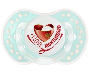 I Love Montenegro Sucette LOVI Dynamic Retro-turquoise-lagon classique