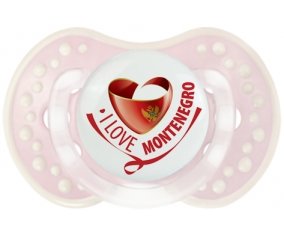 I Love Montenegro Sucette LOVI Dynamic Retro-rose-tendre classique