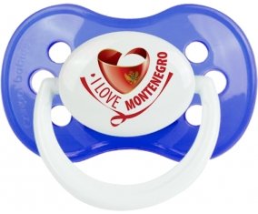 I Love Montenegro : Sucette Anatomique personnalisée