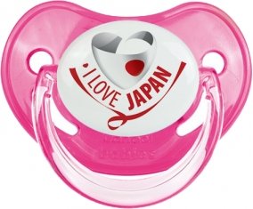 I Love Japan Tétine Physiologique Rose classique