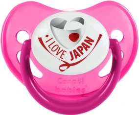 I Love Japan Tétine Physiologique Rose phosphorescente