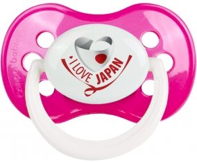 I Love Japan Sucete Anatomique Rose foncé classique