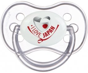 I Love Japan Sucete Anatomique Transparente classique