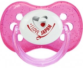 I Love Japan Sucete Cerise Rose à paillette
