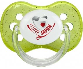 I Love Japan Sucete Cerise Vert à paillette