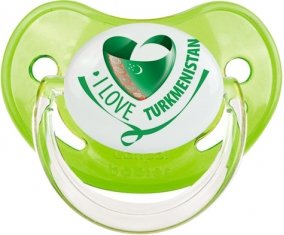 I Love Turkmenistan Sucete Physiologique Vert classique