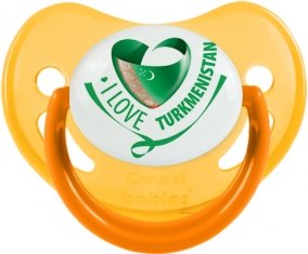 I Love Turkmenistan Sucete Physiologique Jaune phosphorescente
