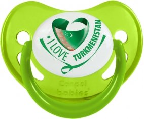 I Love Turkmenistan Sucete Physiologique Vert phosphorescente