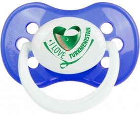 I Love Turkmenistan : Sucette Anatomique personnalisée