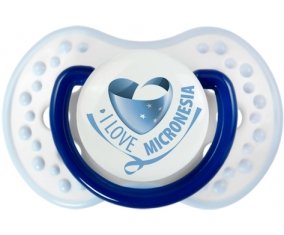 I Love Micronesia Sucette LOVI Dynamic Marine-blanc-bleu classique
