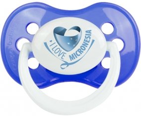 I Love Micronesia : Tétine Anatomique personnalisée