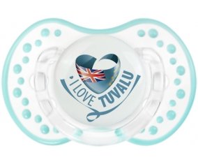 I Love Tuvalu Sucette LOVI Dynamic Retro-blanc-lagon classique