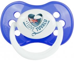 I Love Tuvalu : Sucette Anatomique personnalisée