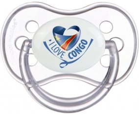 I Love République démocratique du Congo Sucete Anatomique Transparente classique