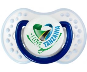 I Love Tanzania Sucette LOVI Dynamic Marine-blanc-bleu classique