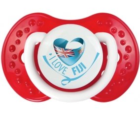 I Love Fiji Sucette LOVI Dynamic Blanc-rouge classique