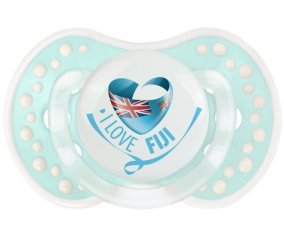 I Love Fiji Sucette LOVI Dynamic Retro-turquoise-lagon classique
