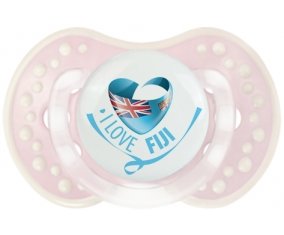 I Love Fiji Sucette LOVI Dynamic Retro-rose-tendre classique