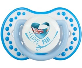 I Love Fiji Sucette LOVI Dynamic Blanc-bleu phosphorescente