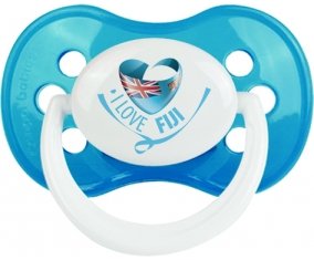 I Love Fiji Sucette Anatomique Cyan classique