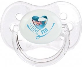 I Love Fiji Tétine Cerise Transparent classique