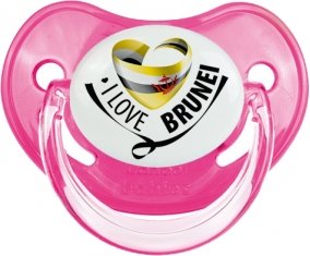 I Love Brunei Tétine Physiologique Rose classique
