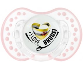 I Love Brunei Sucete LOVI Dynamic Retro-blanc-rose-tendre classique