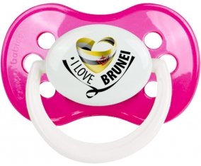 I Love Brunei Sucete Anatomique Rose foncé classique