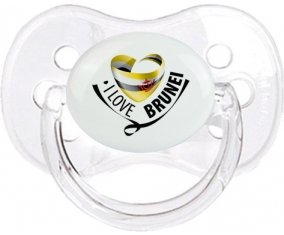 I Love Brunei Sucete Cerise Transparent classique