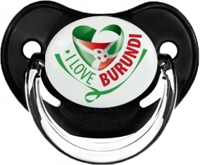 I Love Burundi Sucete Physiologique Noir classique