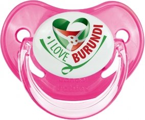 I Love Burundi Sucete Physiologique Rose classique
