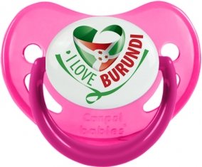 I Love Burundi Sucete Physiologique Rose phosphorescente