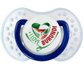 I Love Burundi Tétine LOVI Dynamic Marine-blanc-bleu classique