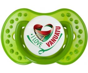 I Love Vanuatu Sucette LOVI Dynamic Vert classique