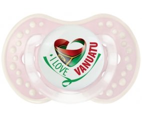 I Love Vanuatu Sucette LOVI Dynamic Retro-rose-tendre classique