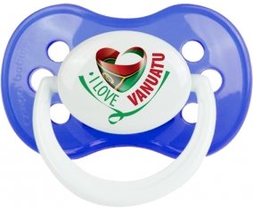I Love Vanuatu : Tétine Anatomique personnalisée