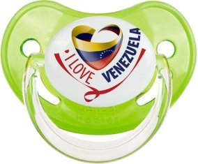 I Love Venezuela Sucette Physiologique Vert classique