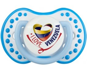 I Love Venezuela Sucette LOVI Dynamic Blanc-bleu phosphorescente