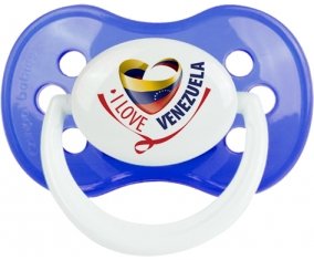 I Love Venezuela Sucette Anatomique Bleu classique