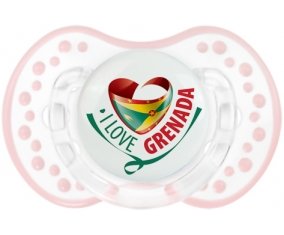 I Love Grenada Sucete LOVI Dynamic Retro-blanc-rose-tendre classique