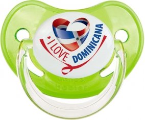 I Love Dominicana Sucete Physiologique Vert classique