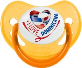 I Love Dominicana Sucete Physiologique Jaune phosphorescente