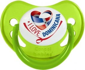 I Love Dominicana Sucete Physiologique Vert phosphorescente