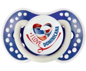 I Love Dominicana Tétine LOVI Dynamic Bleu-marine phosphorescente