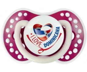 I Love Dominicana Tétine LOVI Dynamic Fuchsia phosphorescente